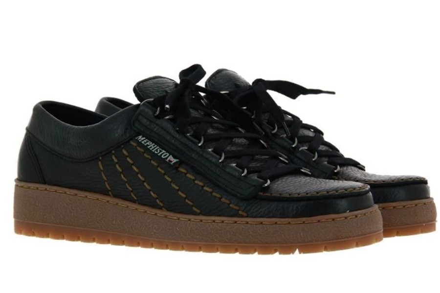 Herren Mephisto Schnurer | Mephisto Sneaker Rainbow Black Oregon (44)