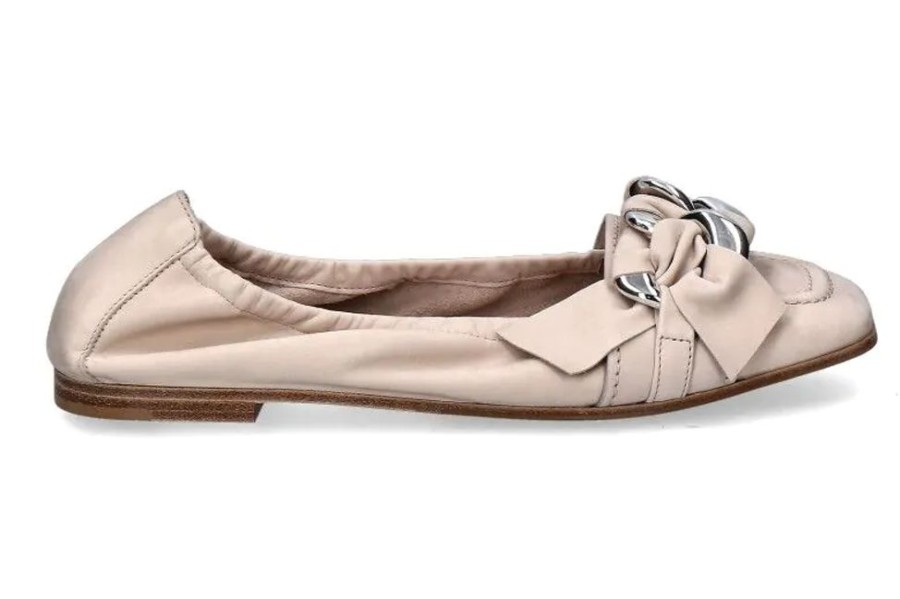 Damen Kennel und Schmenger Ballerinas | Kennel & Schmenger Ballerina Caro Soft Nubuk Desert/Silver