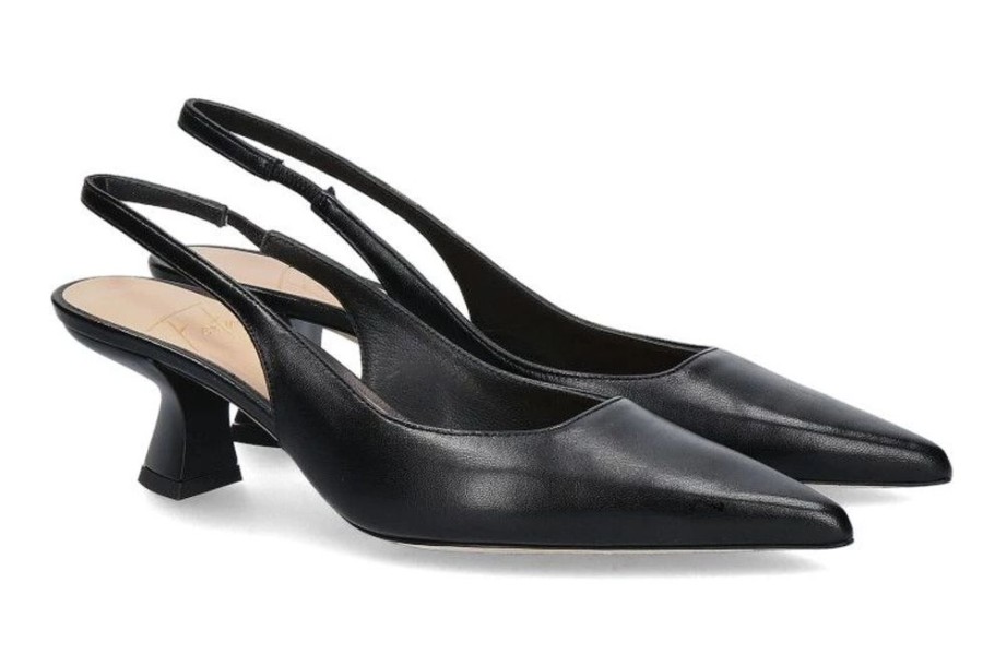 Damen Roberto Festa Pumps | Roberto Festa Slingpumps Arabel Nappa Nero