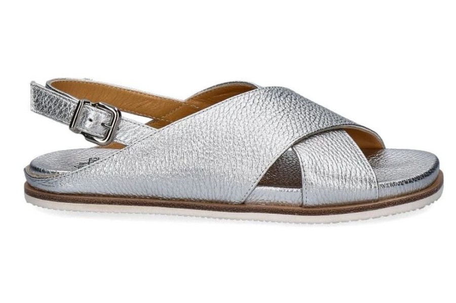 Damen Truman's Sandalen | Truman'S Sandale Laminato Argento