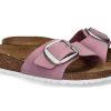 Damen Birkenstock Pantoletten | Birkenstock Pantolette Big Buckle Madrid Schmal- Orchid