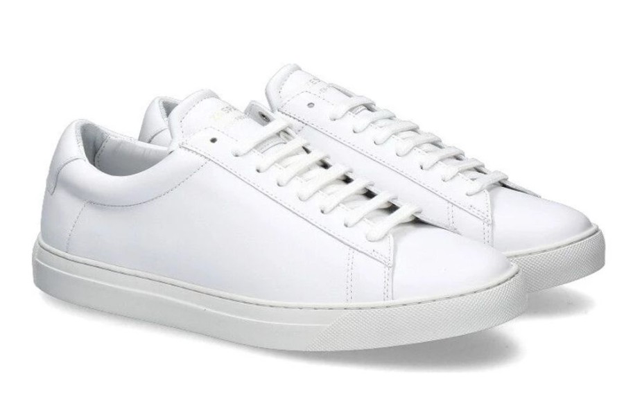 Herren Zespa Sneakers | Zespa Sneaker Apla Nappa White