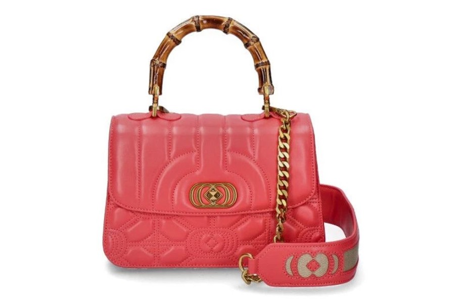 Damen La Carrie Taschen | La Carrie Henkeltasche Leather Coral