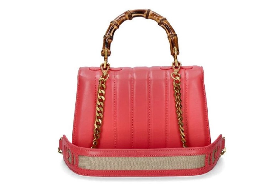 Damen La Carrie Taschen | La Carrie Henkeltasche Leather Coral