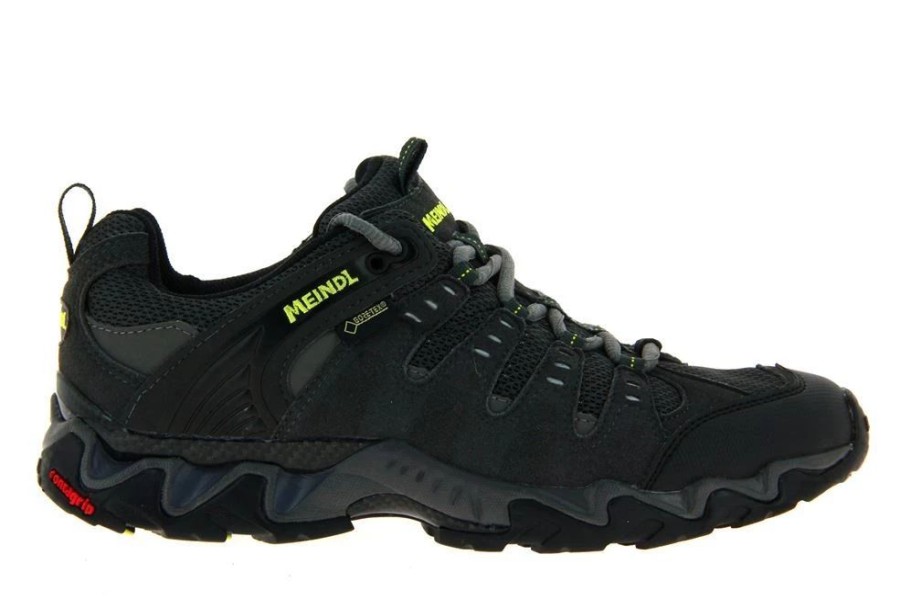 Herren Meindl Schnurer | Meindl Trekkingschuh Respond Anthrazit Lemon (45)