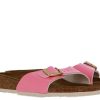 Damen Birkenstock Pantoletten | Birkenstock Pantolette Schmal Madrid Cream Coral (35)