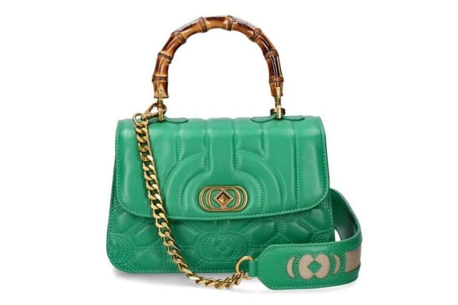 Damen La Carrie Taschen | La Carrie Henkeltasche Leather Green