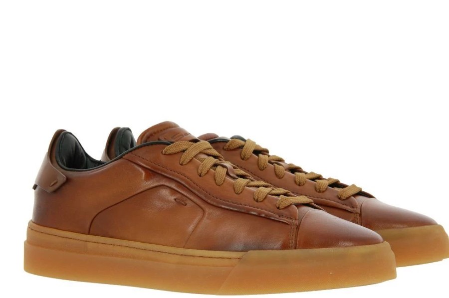 Herren Santoni Sneakers | Santoni Sneaker Mbgt Brown