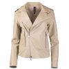 Damen Barron Turner Jacken | Barron Turner Bikerjacke Boney Dough Nappa Lavata