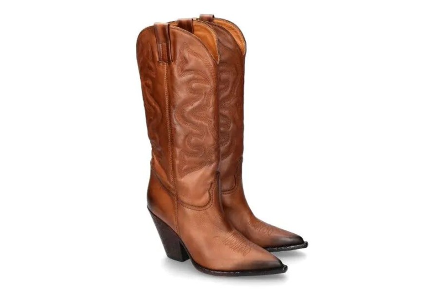 Damen Elena Iachi Stiefel | Elena Iachi Cowboy Boots Peggy Sax Shughero Wash