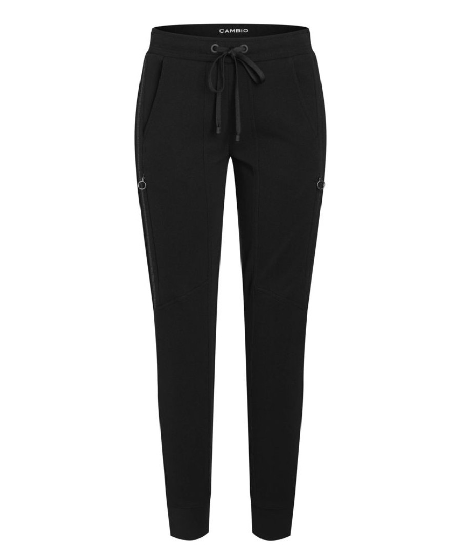 Damen Cambio Hosen | Cambio Stoffhose Jorden Black