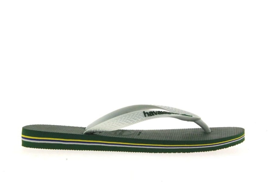 Herren Havaianas Offene Schuhe | Havaianas Zehenstegsandale Brasil Logo Amazonia (41-42)