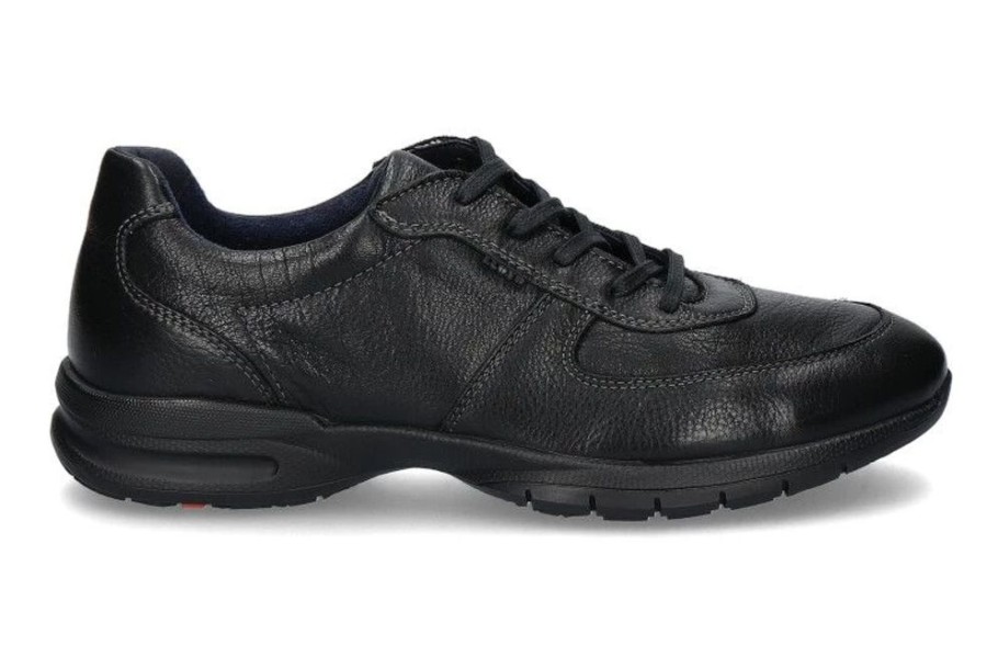 Herren Lloyd Sneakers | Lloyd Sneaker Aberdeen Sahara Calf Schwarz