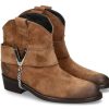 Damen Via Roma 15 Stiefeletten | Via Roma 15 Stiefelette 3951 Velours Martora- Braun