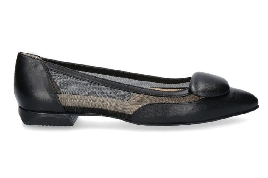 Damen Brunate Ballerinas | Brunate Ballerina Nappa Tiff Nero