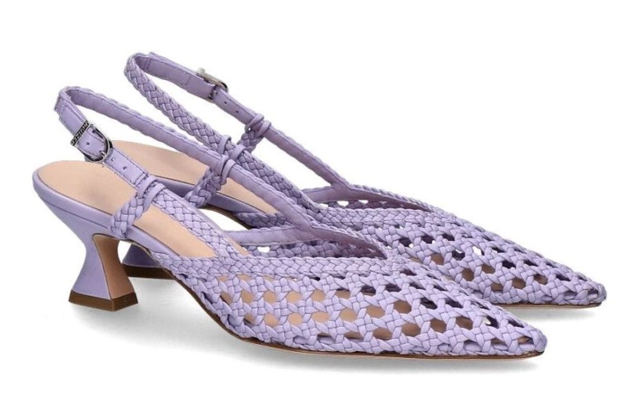 Damen Unu00fctzer Pumps | Unu00Fctzer Slingpump Nappa Viola