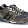 Herren Hogan Sneakers | Hogan Sneaker H383 Nastro Khaki Dark Blue