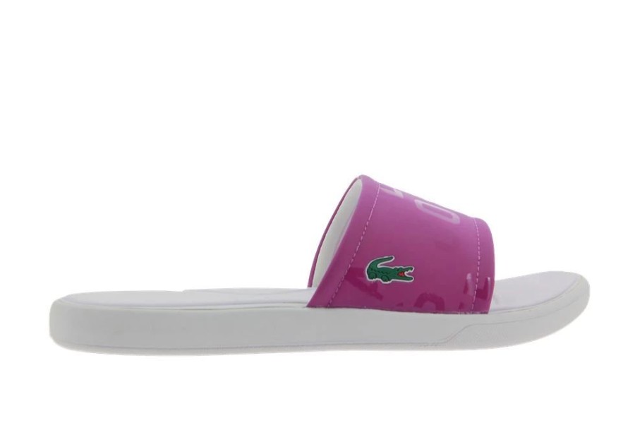 Damen Bali Bali Pantoletten | Lacoste Pantolette Slide Purple Synthetic (35U00Bd)