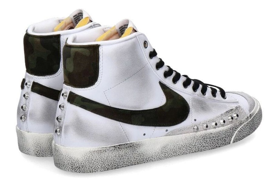 Herren Ballo Da Sola Sneakers | Nike By Ballo Da Sola Sneaker Blazer Mid '77 White Military