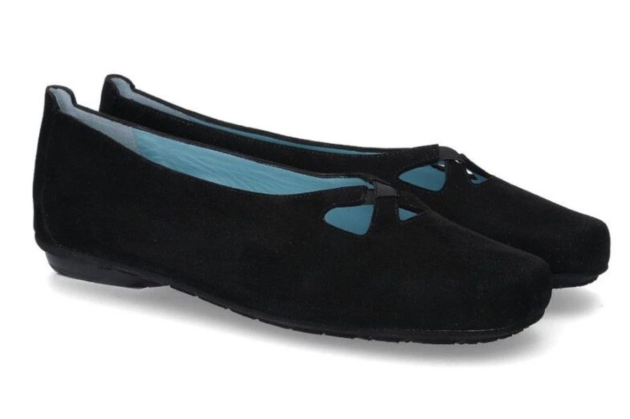 Damen Thierry Rabotin Ballerinas | Thierry Rabotin Ballerina Gillian Camoscio Nero (37 )