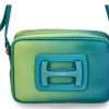 Damen Hogan Taschen | Hogan Tasche Camera Bag Stampa Green Turchese