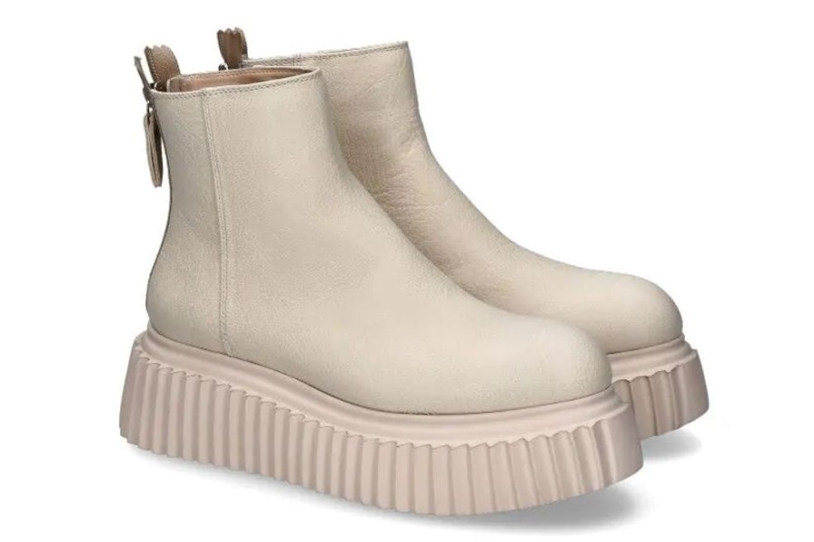 Damen AGL Attilio Giusti Leombruni Stiefeletten | Agl Bootie Sandy Ice Rosa- Beige