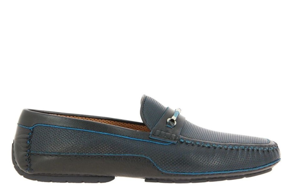 Herren Moreschi Mokassins | Moreschi Mokassin Urano Blu Scuro