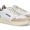 Herren Autry Sneakers | Autry Herren Sneaker Aulm-Ls55 - White/Vista