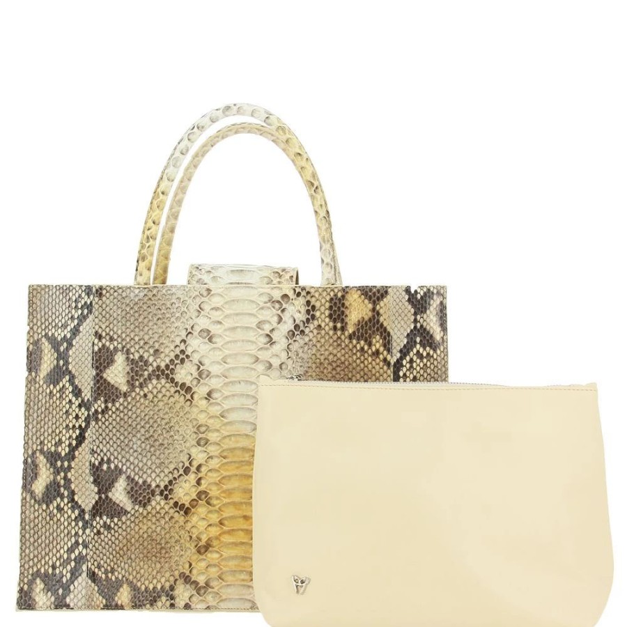 Damen Ghibli Taschen | Ghibli Shopper Pitone Beige 756