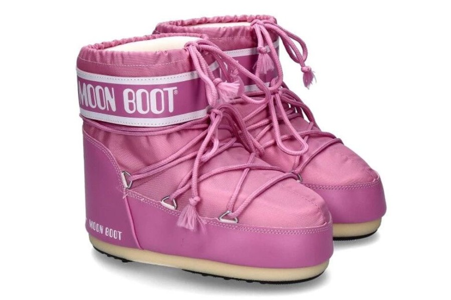 Damen Moon Boot Booties | Moon Boot Snowboots Icon Low Nylon Pink