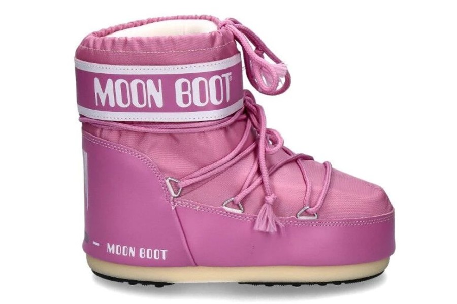 Damen Moon Boot Booties | Moon Boot Snowboots Icon Low Nylon Pink