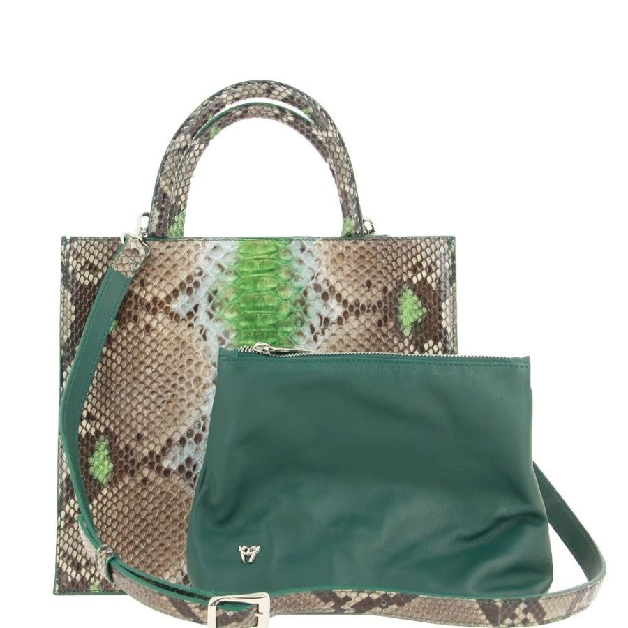 Damen Ghibli Taschen | Ghibli Shopper Pitone Green 761