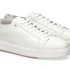 Herren Santoni Sneakers | Santoni Sneaker Leather White