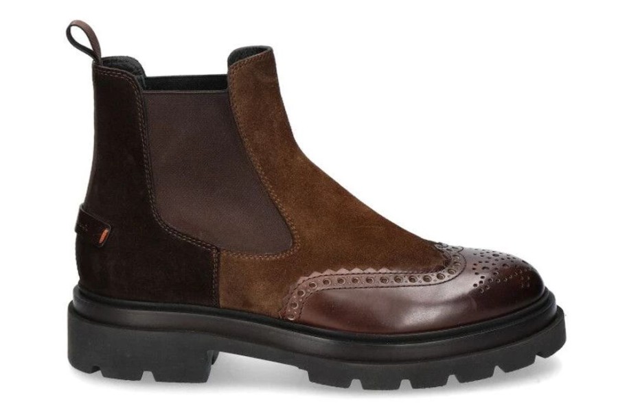 Herren Santoni Warmgefuttert | Santoni Stiefelette Gefu00Fcttert Nappa Moro