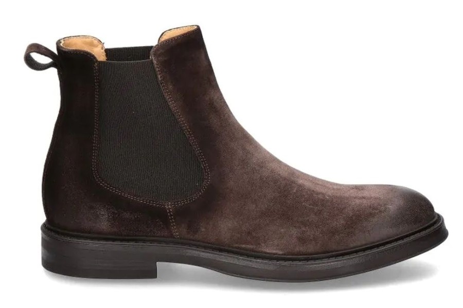 Herren Corvari Stiefeletten / Stiefel | Corvari Chelsea Boots Softy Pepe - Braun