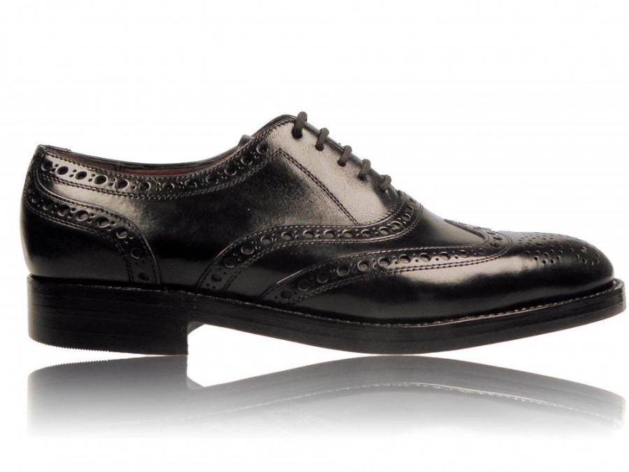 Herren Heinrich Dinkelacker Schnurer | Heinrich Dinkelacker Schnu00Fcrschuh Luzern Full Brogue Oxford Black-42