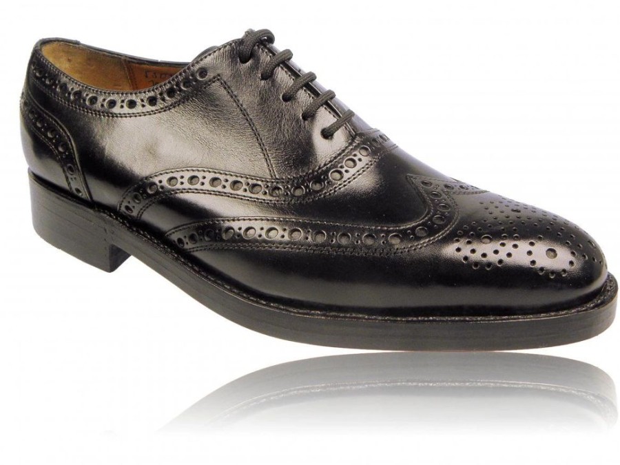 Herren Heinrich Dinkelacker Schnurer | Heinrich Dinkelacker Schnu00Fcrschuh Luzern Full Brogue Oxford Black-42