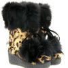 Damen Diavolezza Warmfutter | Diavolezza Fellstiefel Lapin Leopardo (39)