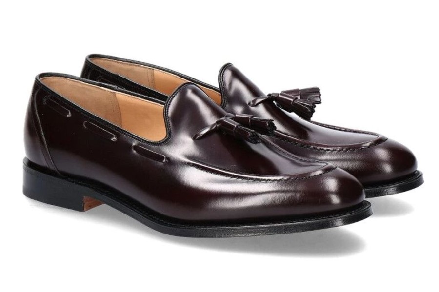 Herren Church's Slippers | Church'S Loafer Kingsley 2 Polishbinder Burgundy