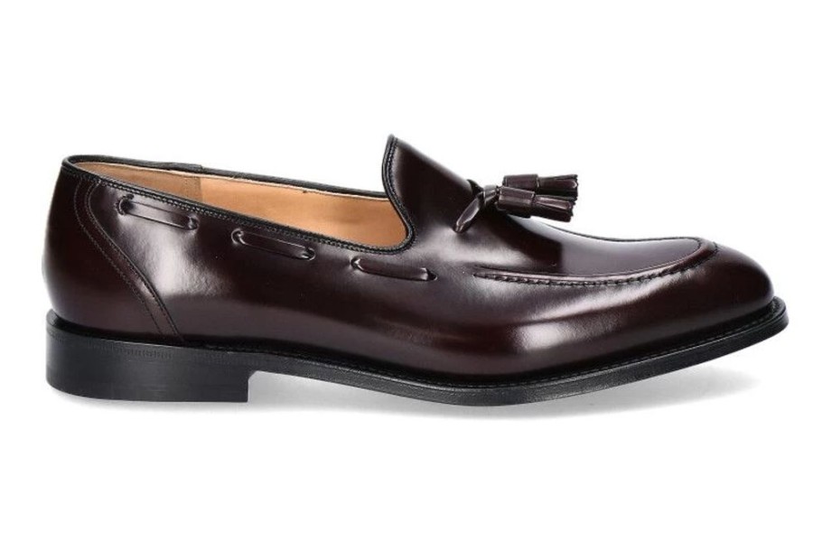 Herren Church's Slippers | Church'S Loafer Kingsley 2 Polishbinder Burgundy