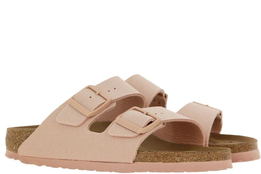 Damen Birkenstock Hausschuhe | Birkenstock Pantolette Arizona Schmale Soft Pink