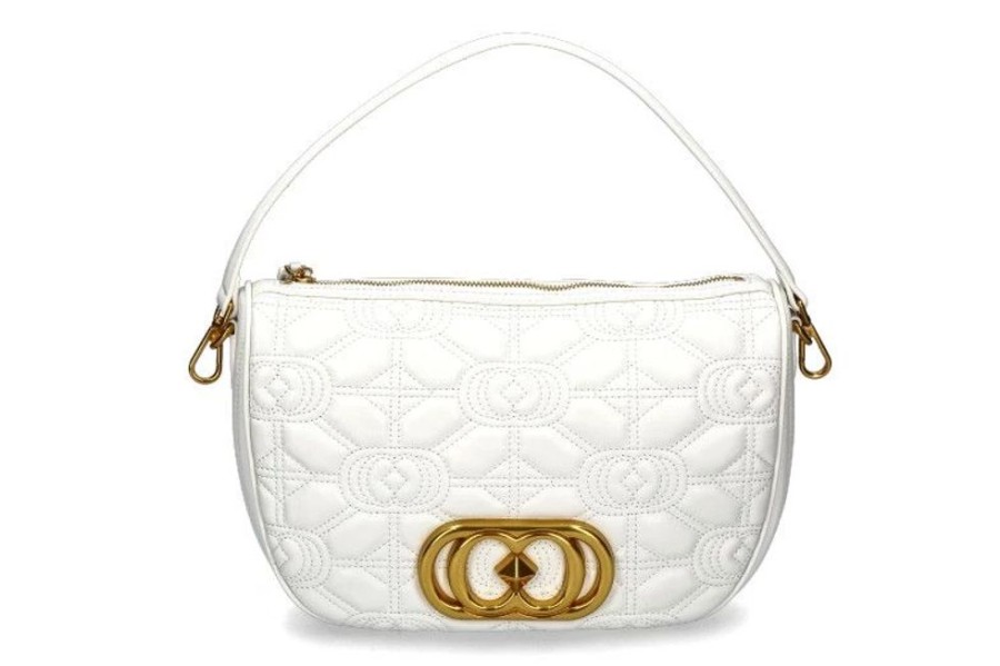 Damen La Carrie Taschen | La Carrie Schultertasche Leather White