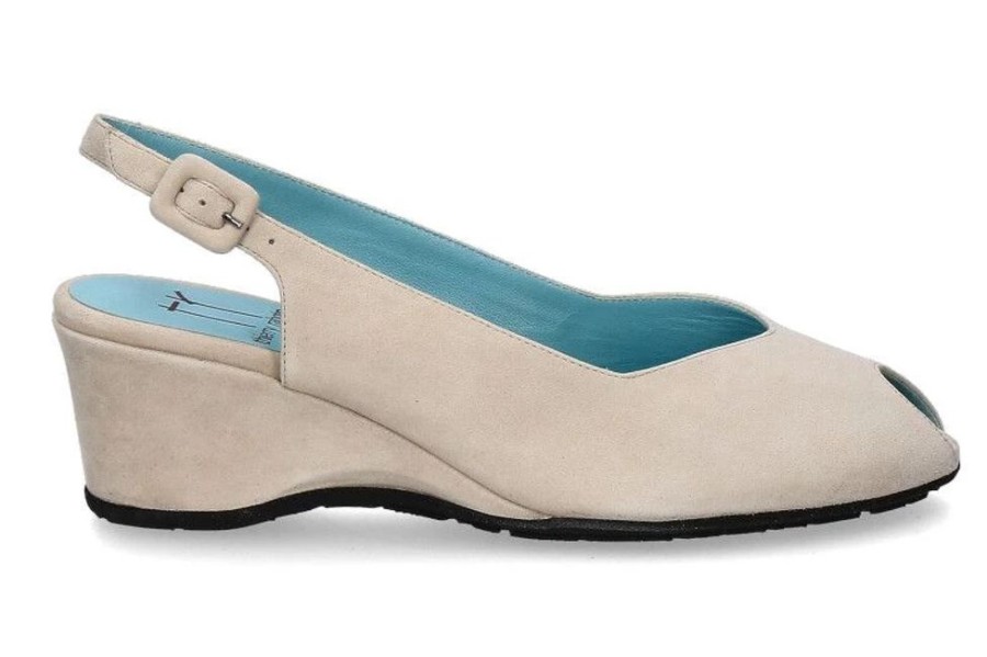 Damen Thierry Rabotin Keilschuhe | Thierry Rabotin Keilsandale Chicago Florida Light Ivory (41)