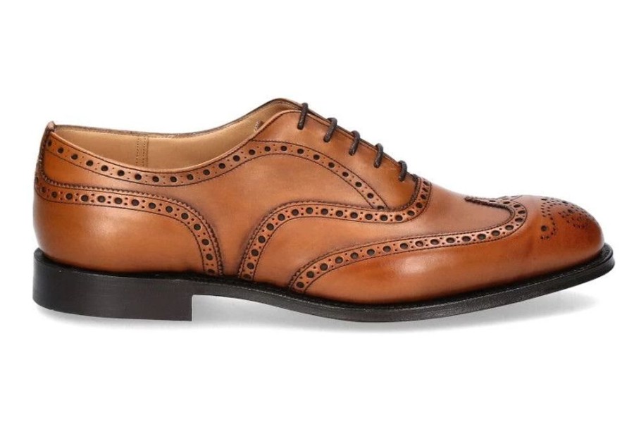 Herren Church's Schnurer | Church'S Oxford Brogue Nevada Leather Walnut (42)