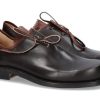 Herren Haferl Original Trachtenschuhe | Original Haferl Trachtenschnu00Fcrer Franz Kalbsleder Braun (45)