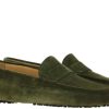 Herren ScarpaRossa Mokassins | Scarparossa Slipper Gomera Velour Muschio