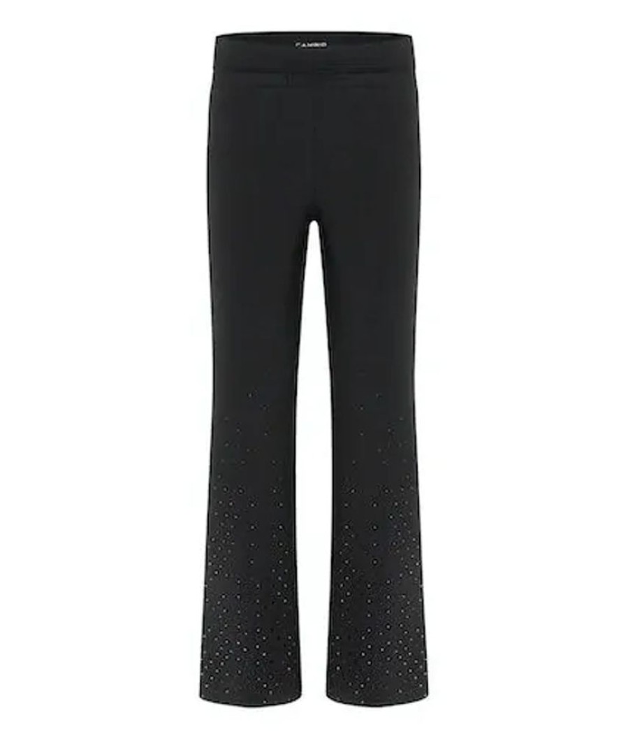 Damen Cambio Hosen | Cambio Hose Faith Punto Milano Jersey -Black