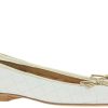 Damen Lorbac Ballerinas | Lorbac Ballerina Mefy Quilted White Oro