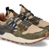 Herren Flower Mountain Sneakers | Flower Mountain Sneaker Yamano 3 Man Suede Nylon Military Beige