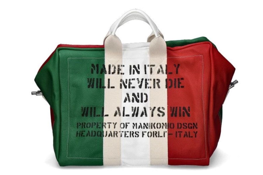 Damen Manikomio Taschen | Manikomio Tasche Icon 6505 Italian Flag